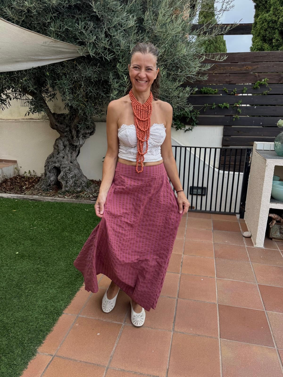 Falda Morada