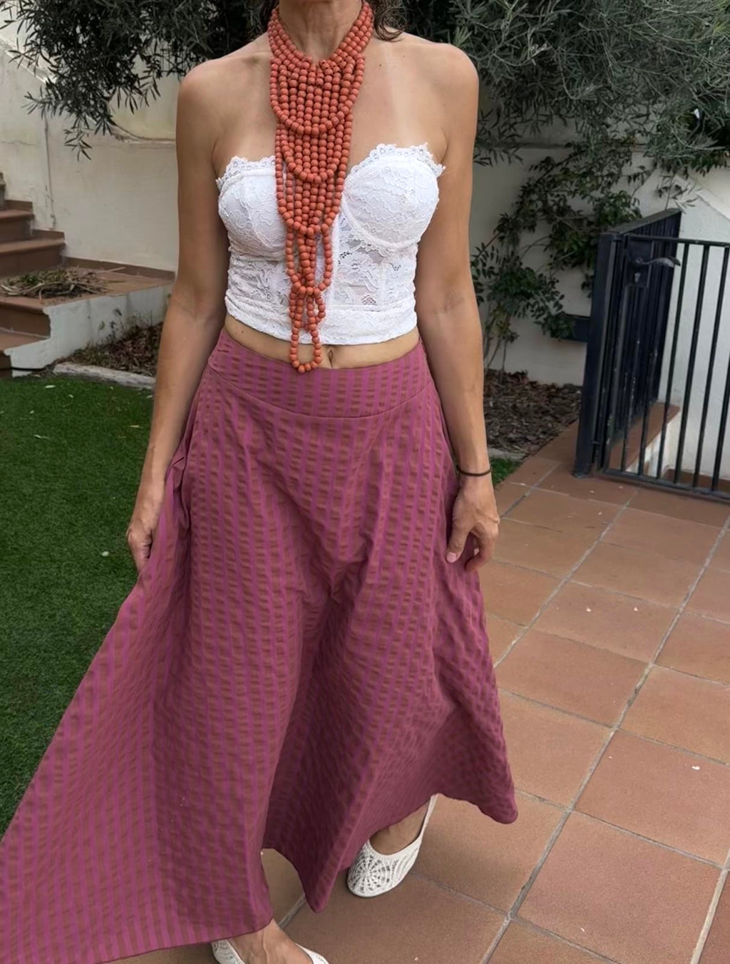Falda Morada